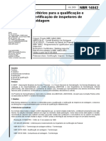 ABNT - NBR - 14842 - Critério para a qualificação e certificação de inspetores de soldadgem.pdf