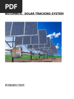 Automatic Solar Tracking System