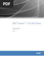 EMC Avamar 7.1 For SQL Server: User Guide