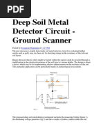 Deep Soil Metal Detector Circuit