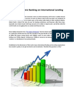 Effects of Islamic Banking on International Lending