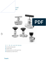 Integral-Bonnet Needle Valves: O, 1, 18, 20, and 26 Series