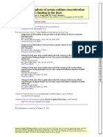 After Prolonged Running in The Heat Quantitative Analysis of Serum Sodium Concentration