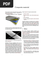 Composite Material: 1 History