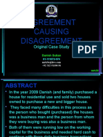 Presentation-AGREEMENT CAUSING Disagreement Conflict Management(Original Case Study Along With Analysis and Options)
