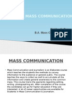 Careers in Mass Communication