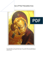 Virgin Mary of "Don" Byzantine Icon