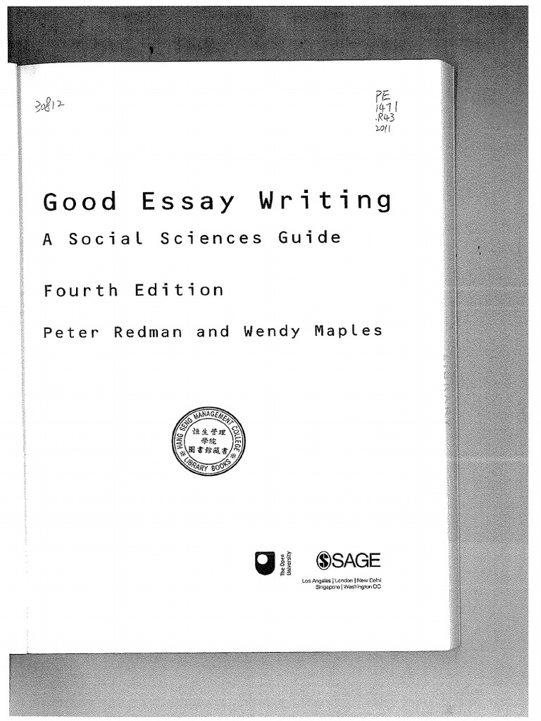 book essay writing pdf