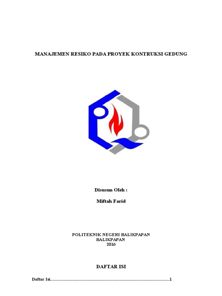 Makalah Manajemen Risiko
