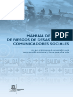 Manual de gestión de riesgos de desastre para comunicadores sociales