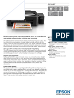 Multi-Function Printer With Integrated Ink Tanks For Cost-Effective and Reliable Colour Printing, Copying and Scanning