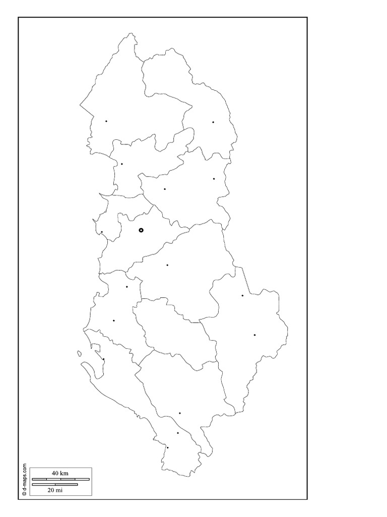 Harta e Shqiperise | PDF