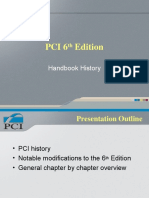 Pci 6 Edition: Handbook History