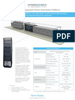 Fuel Cell Megawatt Power Plant Platform