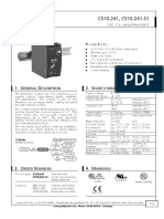 24V 10A Power Supply Spec Sheet