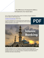 Islamic Banking - Key Differences of Components Within a Financial Statements of an Islamic Bank(1)