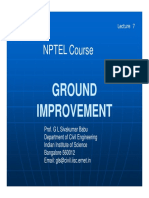 NPTEL Course: Ground Improvement