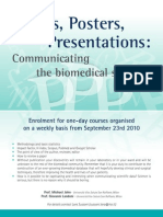 Communicating The Biomedical Sciences: Papers, Posters, Presentations