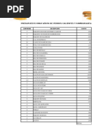 Presupuesto Hamburguesas