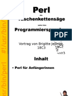 Perl - Die Taschenkettensäge Unter Den Programmiersprachen - 2003