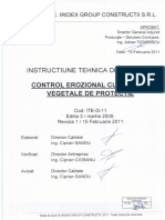 ITE-G-11 Control Erozional Cu Saltele Biodegradabile de Protectie Ed 3 Rev 1