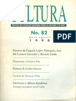 Revista Cultura Nº82, 1998