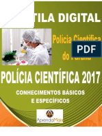 APOSTILA POLÍCIA CIENTÍFICA PR 2017 PERITO ÁREA 3 + BRINDES