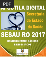 APOSTILA SESAU RO 2017 BIOMÉDICO + BRINDES