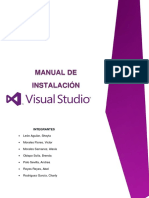 Manual de Instalacion Visual Studio