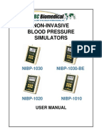 Non-Invasive Blood Pressure Simulators: NIBP-1030 NIBP-1030-BE