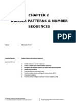  Number Patterns and Sequences