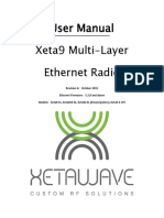 Xeta9 Multi-Layer Ethernet Radio User Manual - Linux