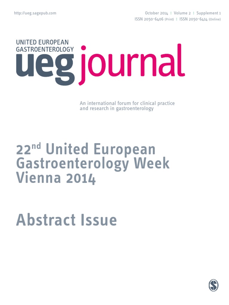Ueg Week Vienna 14 Abstract Issue Pdf Inflammatory Bowel Disease Stomach