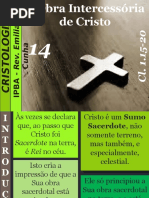 14 - A Obra Intercessória de Cristo