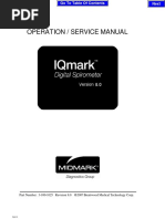 Midmark Iqmark Spirometer Operation-Service Manual