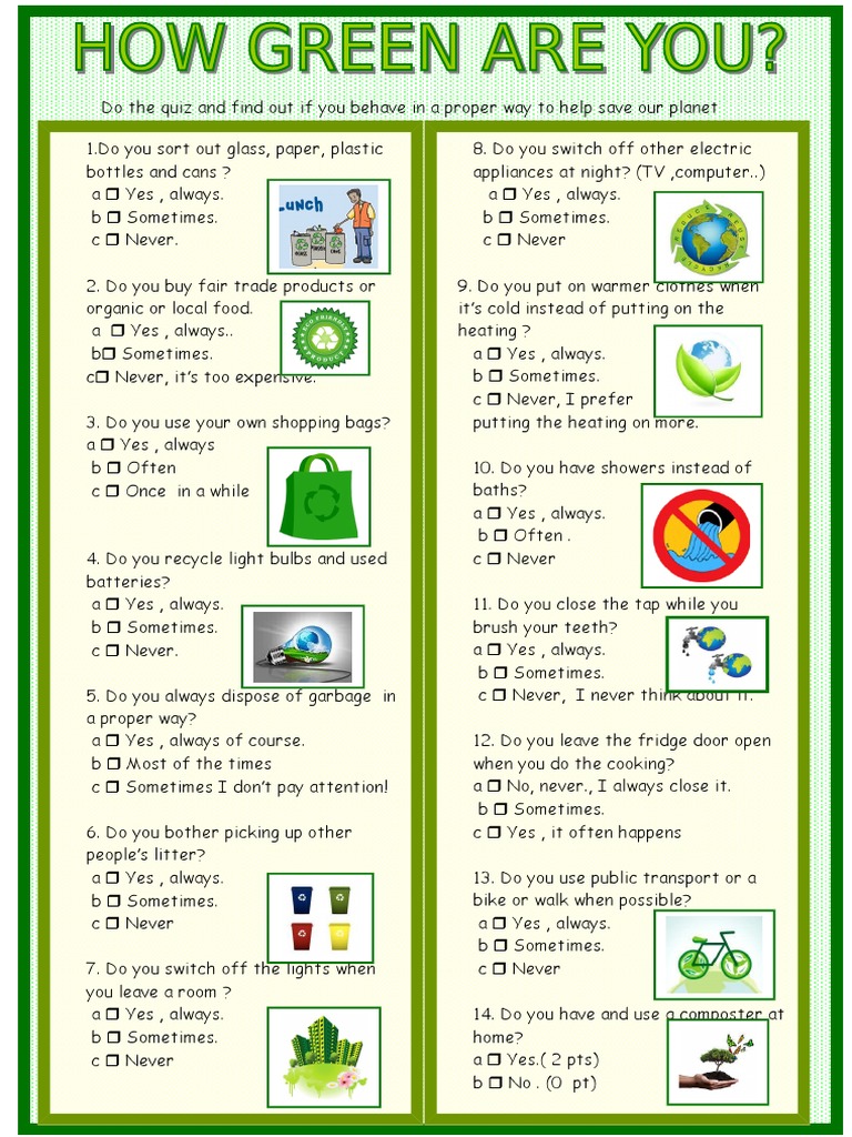Islcollective Worksheets | Waste Management | Waste