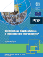 International Migration Policies in Thailand