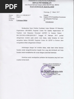 5300 Contoh Undangan Diklat HD Terbaru