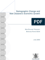 Demographic Change and New Zealand's Economic Growth