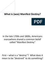 Manifest Destiny Intro