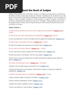 Judges Bible Quiz Questions & Answers | PDF | Samson | Book Of Judges