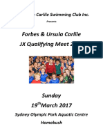 2017 Carlile JX Meet Program Complete