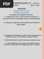 Teologia Sistemática 3 – Aula 4 - SBSM - 1S2017