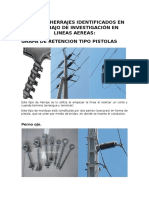 Tipos de Herrajes Identificados en El Trabajo de Investigación en Lineas Aereas