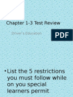 De Chapter 1-3 Test Review