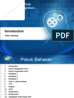 Pengenalan Pola/ Pattern Recognition: Team Teaching