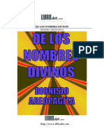 Areopagita, Dionisio de - De los nombres divinos.pdf