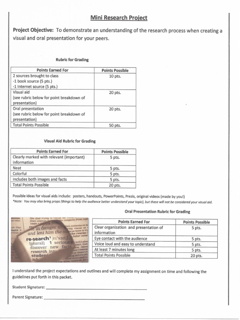 Research paper rubric pdf picture