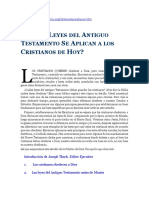 Cuáles Leyes Del Antiguo Testamento Se Aplican A Los Cristianos de Hoy