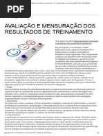Avaliação e Mensuração Dos Resultados de Treinamento - SG - Aprendizagem Corporativa DESENHADA SOB MEDIDA